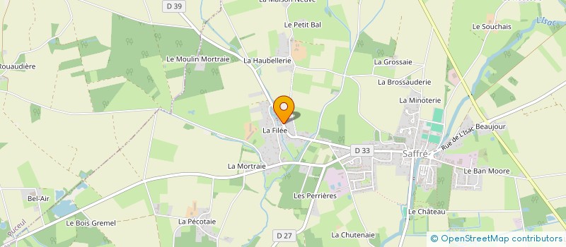 localisation de l'entreprise SCOP MACONNERIE SAFFREENNE à SAFFRE