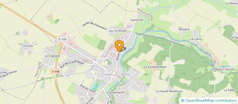 localisation de l'entreprise SCOP MINIBEL SA à CELLES-SUR-BELLE