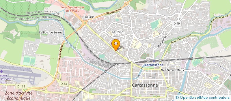 localisation de l'entreprise SCOP MVCS à CARCASSONNE