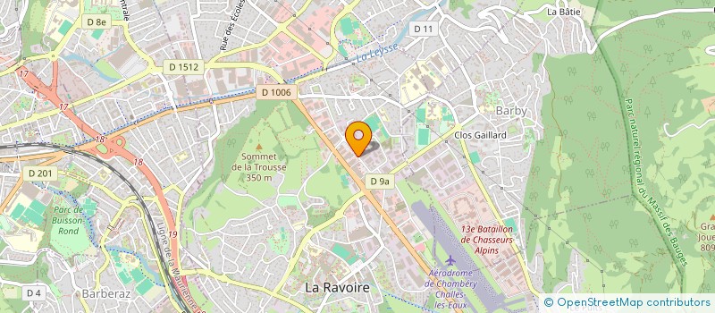 localisation de l'entreprise SCOP NEA  LA RAVOIRE
