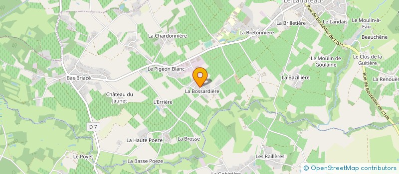 localisation de l'entreprise SCOP PAIN VIRGULE à LE LANDREAU