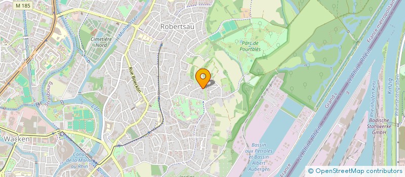 localisation de l'entreprise SCOP PLATRES WEBER à STRASBOURG