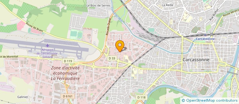 localisation de l'entreprise SCOP RICHARD  CARCASSONNE