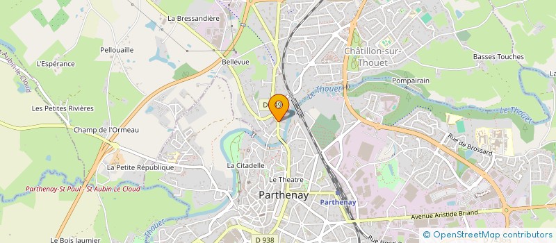 localisation de l'entreprise SCOP SARL DECOMOTIVE à PARTHENAY