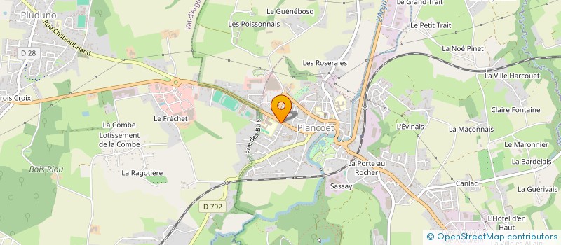 localisation de l'entreprise SCOP SARL EMERAUDE CUIR  PLANCOET