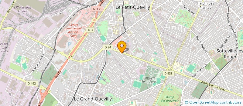 localisation de l'entreprise SCOP SERVICES 76 à LE PETIT-QUEVILLY