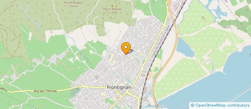 localisation de l'entreprise SCOP SOLID' ACTION à FRONTIGNAN