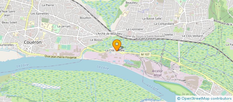 localisation de l'entreprise SCOP TRANSPORTS GAUTIER à COUERON