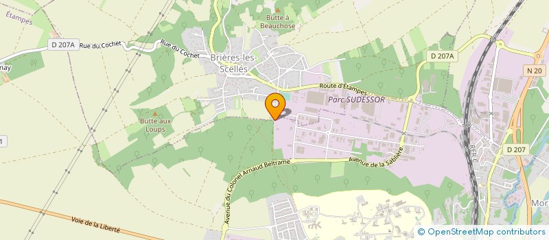 localisation de l'entreprise SCOP VAL EMPLOI à ETAMPES