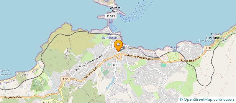 localisation de l'entreprise SCOPA  AREGNO