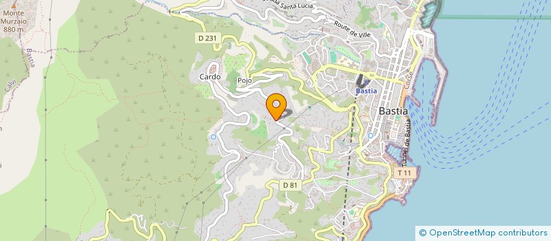 localisation de l'entreprise SCOPA à BASTIA