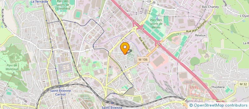 localisation de l'entreprise SCOPAG à SAINT-ETIENNE
