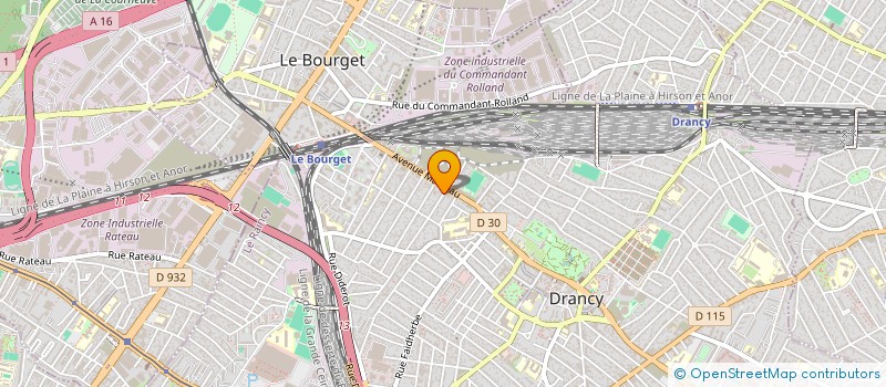 localisation de l'entreprise SCOPAVAGE à DRANCY