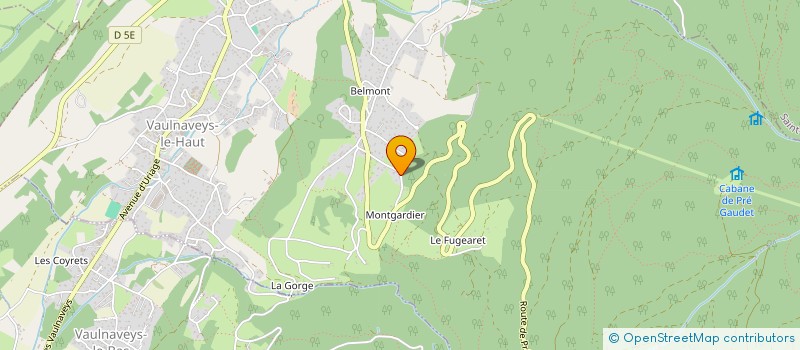 localisation de l'entreprise SCOPE à VAULNAVEYS-LE-HAUT