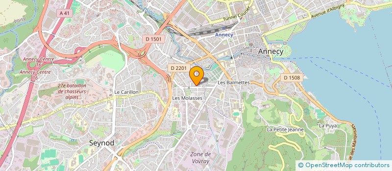 localisation de l'entreprise SCOPE à ANNECY