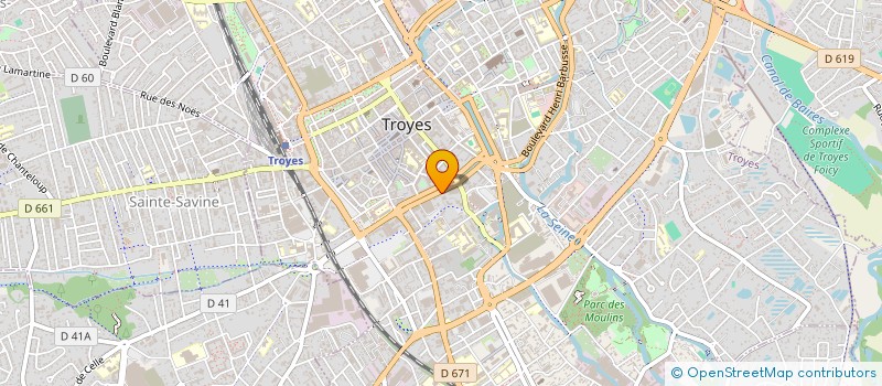 localisation de l'entreprise SCOPE: SYNERGY,  COLLABORATION, OPPORTUNITIES, PROGRESS, EQUITY. SYNERGIE, COLLABORATION,  OPPORTUNITES, PROGRES, EQUITE  TROYES