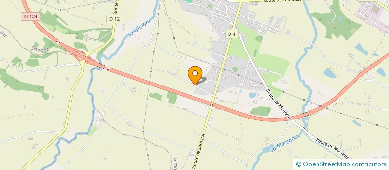 localisation de l'entreprise SCOPHYDRO  GIMONT