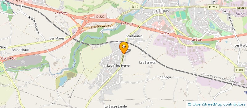 localisation de l'entreprise SCOPI G CLERAN à YFFINIAC