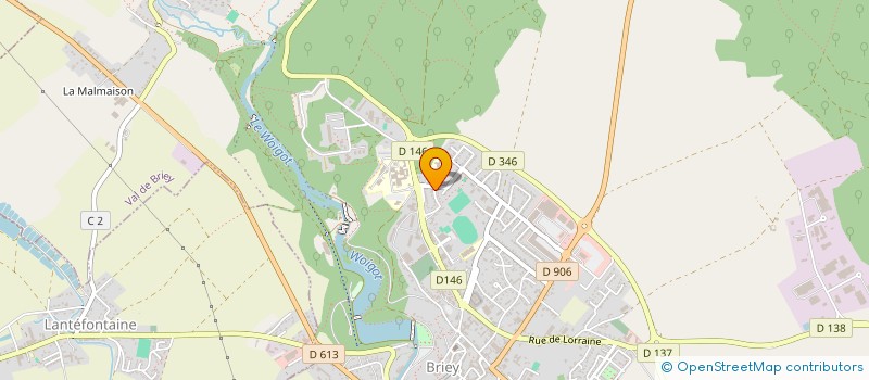 localisation de l'entreprise SCOPIMMO  VAL DE BRIEY