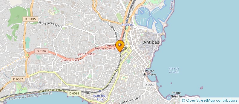 localisation de l'entreprise SCOPRO IMMO à ANTIBES