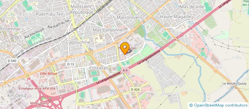 localisation de l'entreprise SCOPROM DEVELOPPEMENT à NIMES