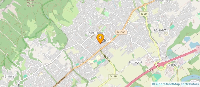 localisation de l'entreprise SCOPSCON à SAINT-ISMIER