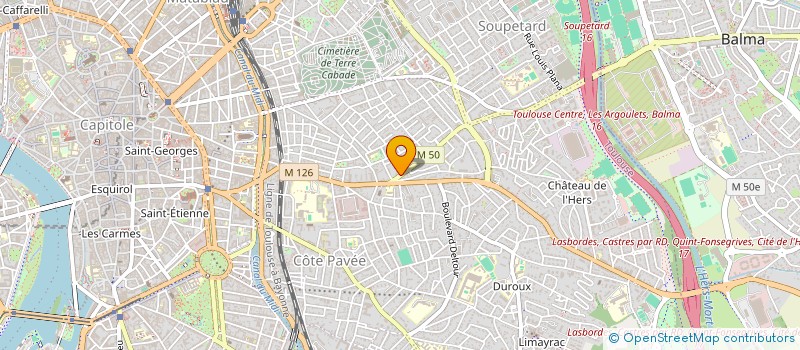 localisation de l'entreprise SCOPY-BAT  TOULOUSE