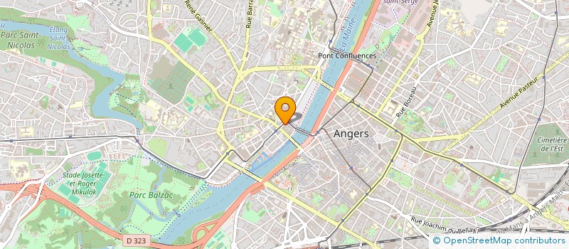 localisation de l'entreprise SCOR à ANGERS