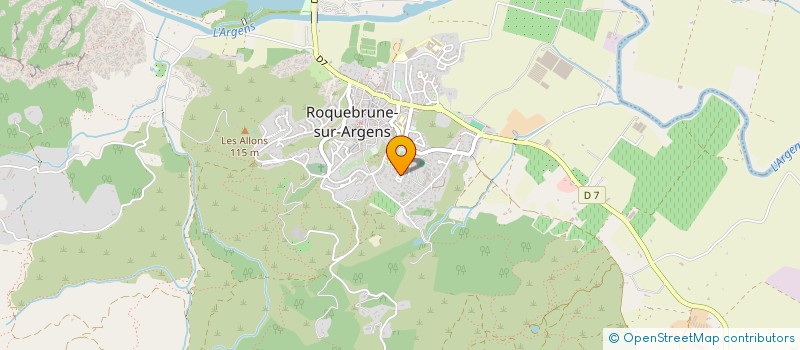 localisation de l'entreprise SCOR  ROQUEBRUNE-SUR-ARGENS