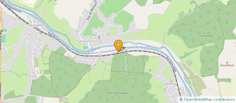 localisation de l'entreprise SCOR SAS  SARREINSMING