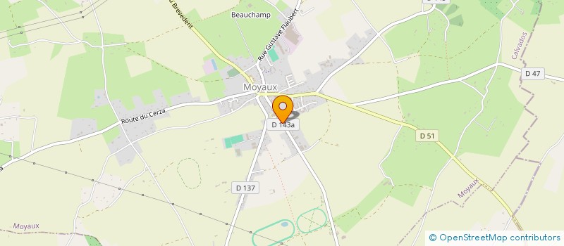 localisation de l'entreprise SCORBEL  MOYAUX