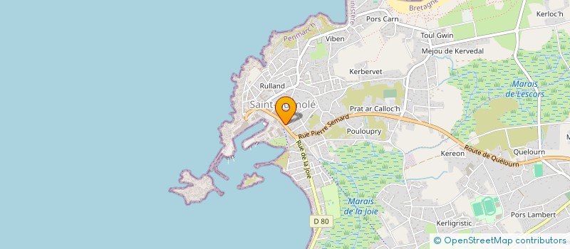 localisation de l'entreprise SCORDIA  PENMARCH