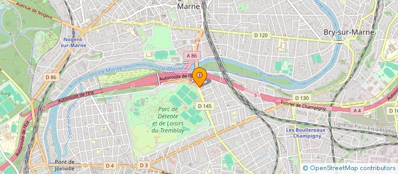 localisation de l'entreprise SCORE à CHAMPIGNY-SUR-MARNE
