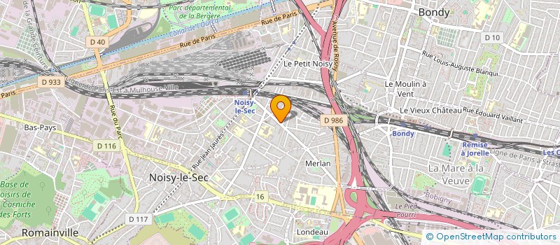 localisation de l'entreprise SCORE CONSTRUCTION à NOISY-LE-SEC