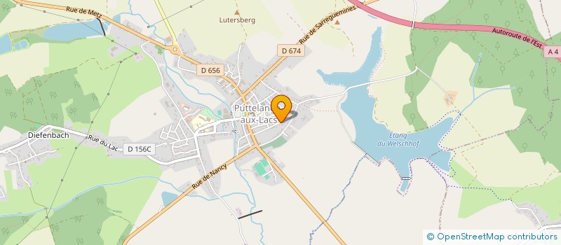 localisation de l'entreprise SCORE FACADE FILS  PUTTELANGE-AUX-LACS