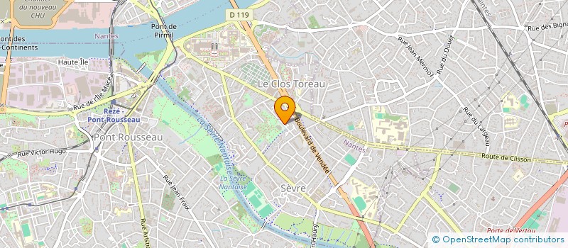 localisation de l'entreprise SCORE N CO à NANTES