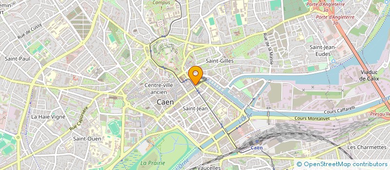 localisation de l'entreprise SCORE SPORTS à CAEN
