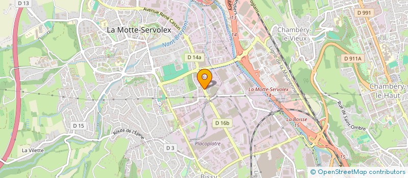 localisation de l'entreprise SCOREL à LA MOTTE-SERVOLEX