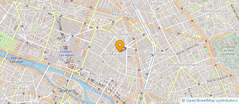 localisation de l'entreprise SCORENO  PARIS