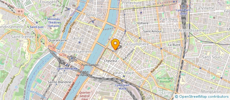 localisation de l'entreprise SCOREXPRESS à LYON
