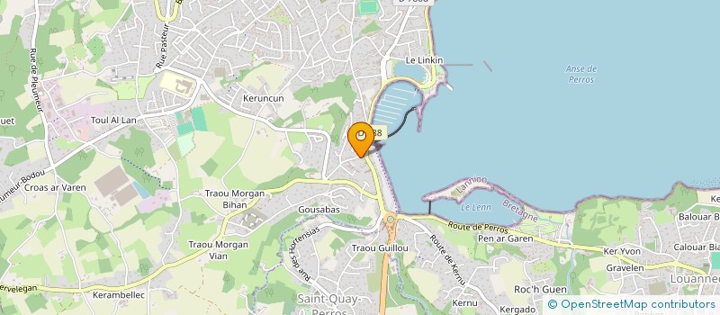 localisation de l'entreprise SCORFEL LODGE  PERROS-GUIREC