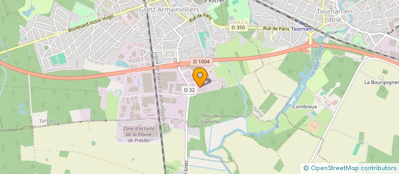 localisation de l'entreprise SCORMIE à GRETZ-ARMAINVILLIERS