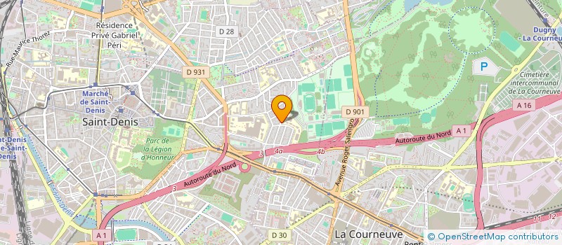 localisation de l'entreprise SCORP CREATION  SAINT-DENIS