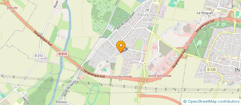 localisation de l'entreprise SCORP INVEST HABITAT  FLEURY-SUR-ORNE