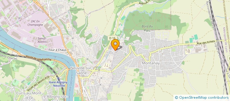 localisation de l'entreprise SCORPINI  NEUVILLE-SUR-SAONE