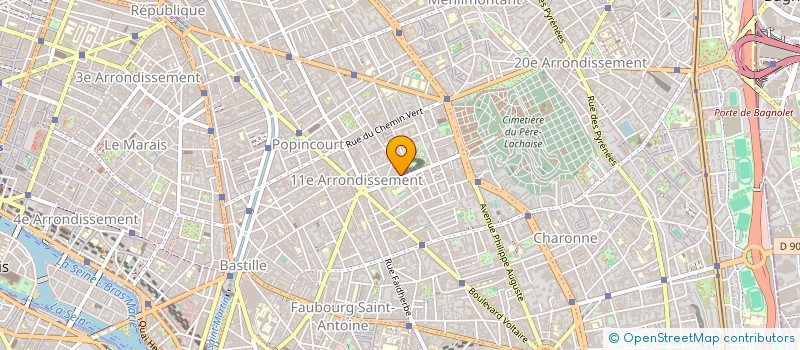 localisation de l'entreprise SCORPIO à PARIS