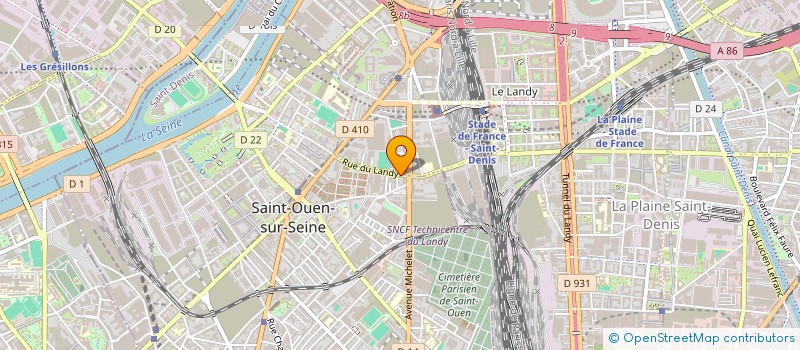 localisation de l'entreprise SCORPIO SECURITE à SAINT-OUEN-SUR-SEINE