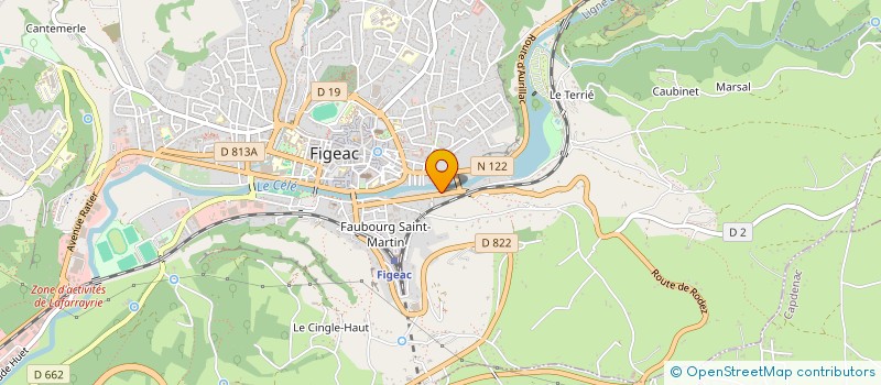 localisation de l'entreprise SCORPION à FIGEAC