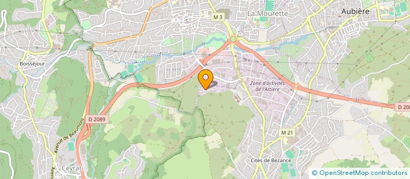 localisation de l'entreprise SCORPION à ROMAGNAT