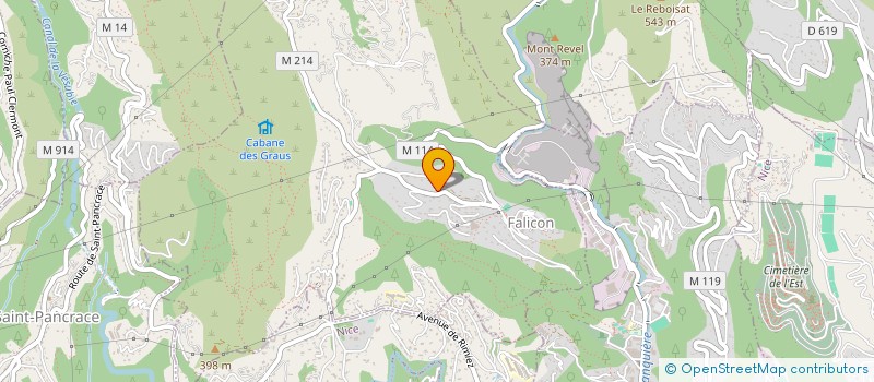 localisation de l'entreprise SCORPION  FALICON